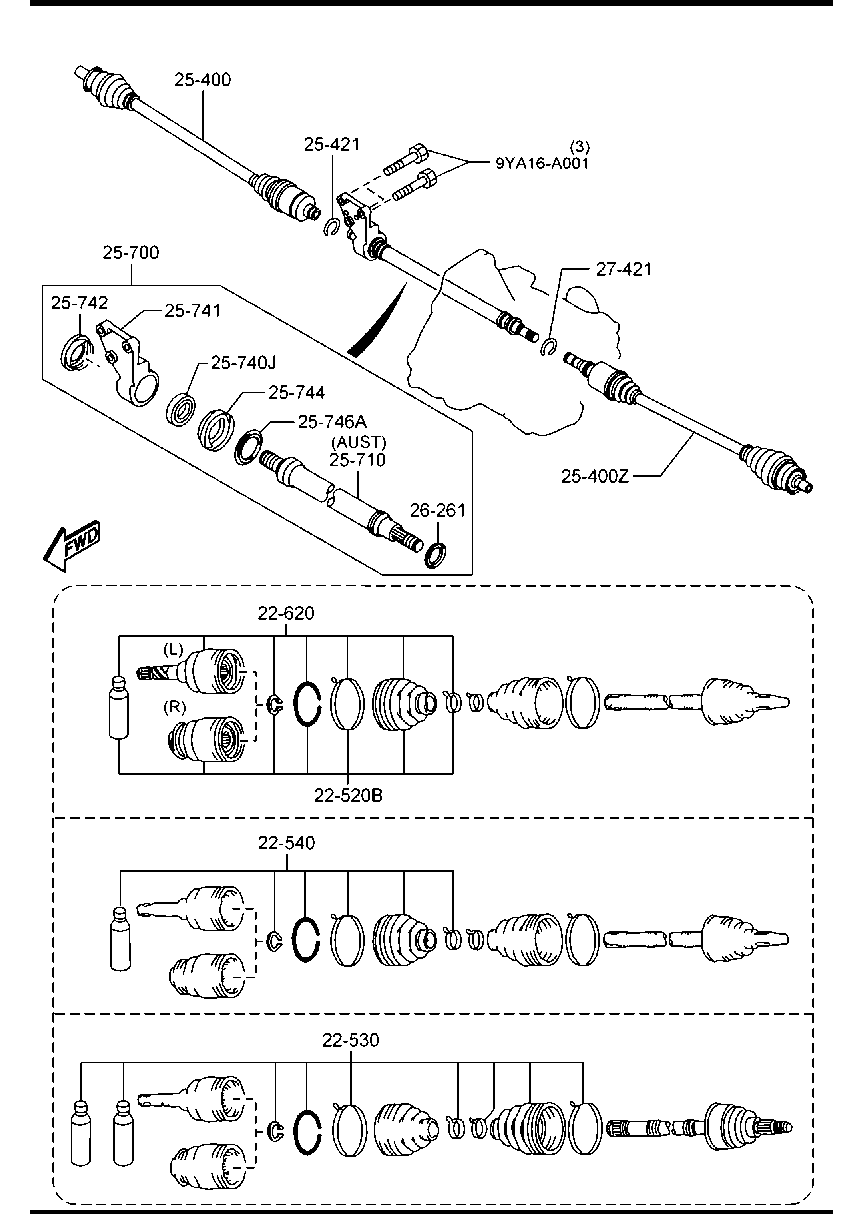 Front Drive Shafts