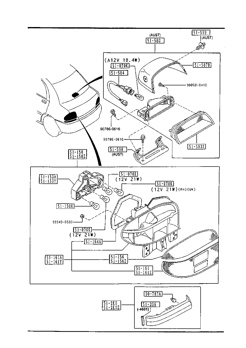 Rear Combination Lamps