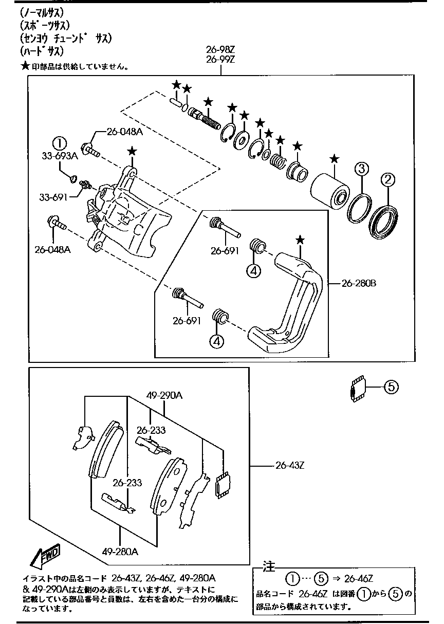 Rear Brake Mechanisms