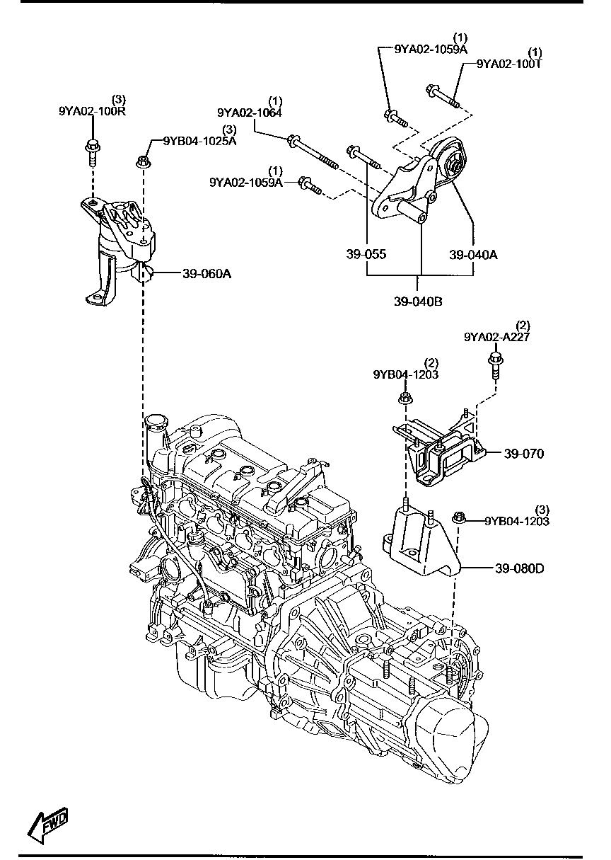 Engine & T/Mission Mountings