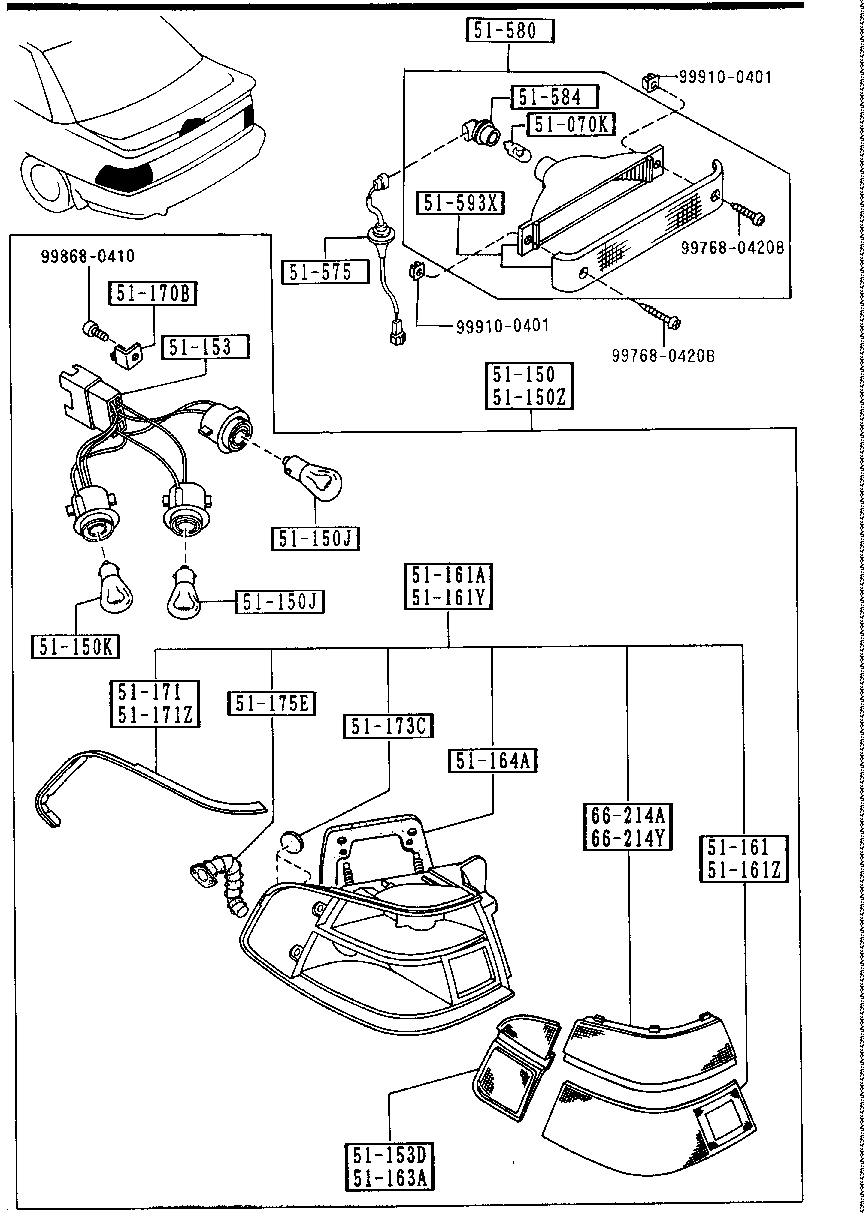 Rear Combination Lamps