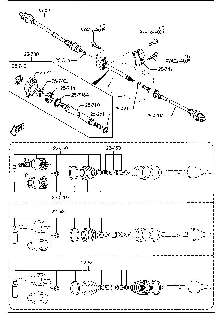 Front Drive Shafts
