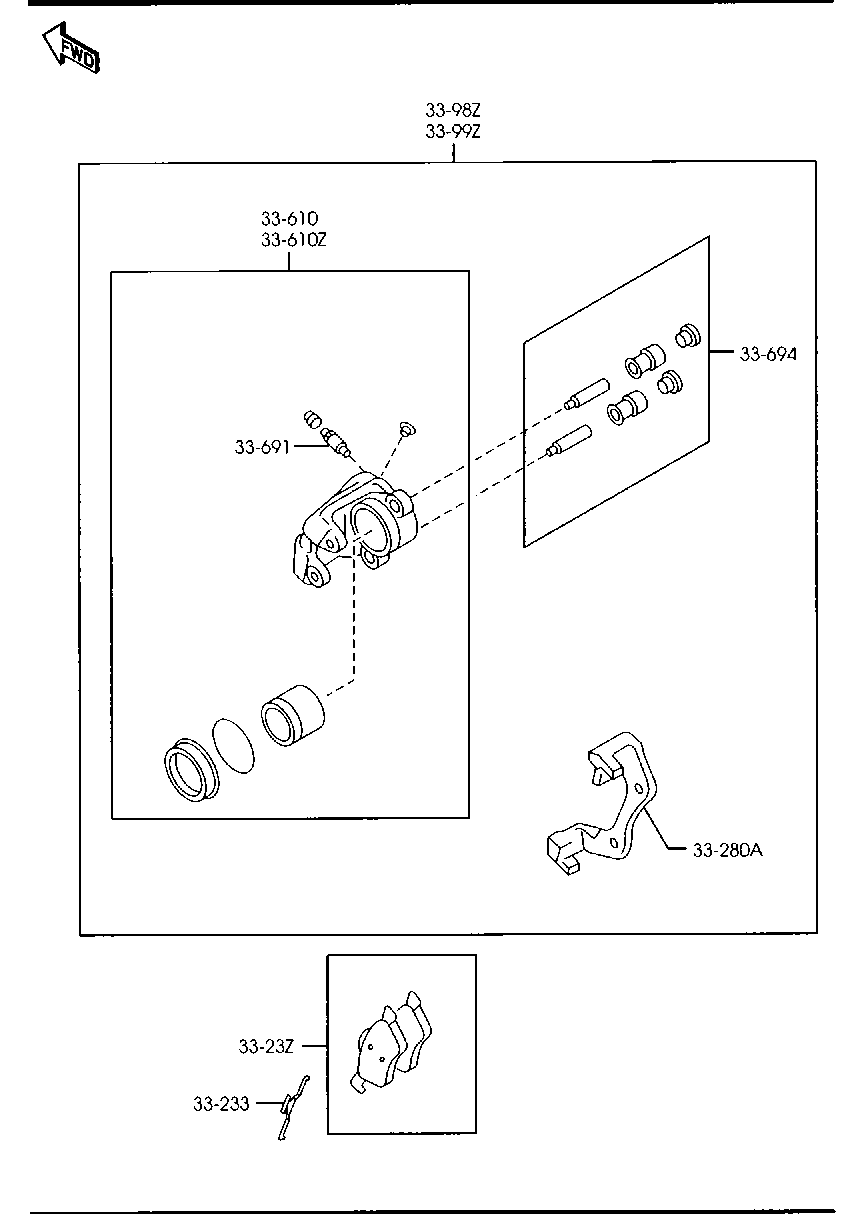 Front Brake Mechanisms