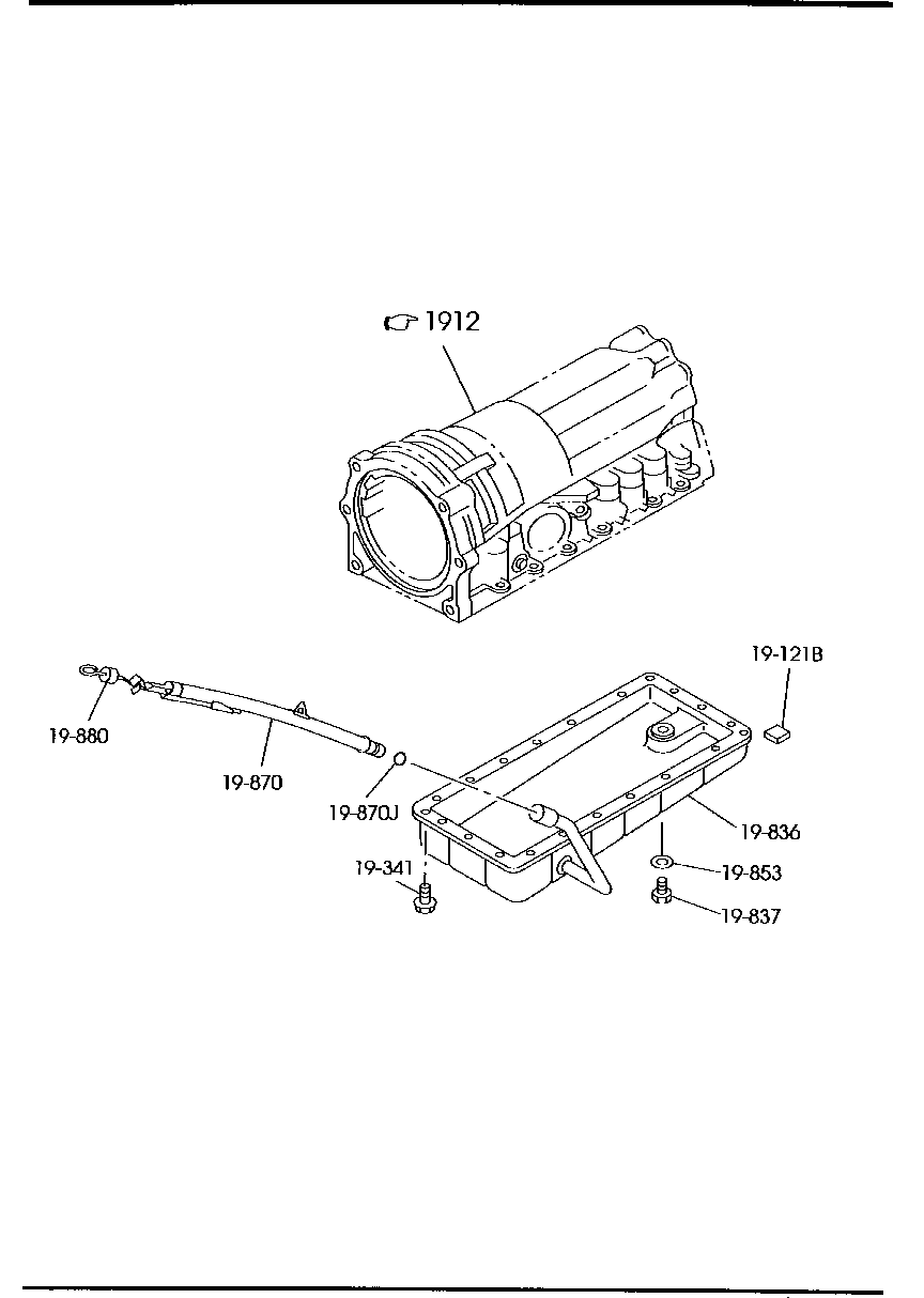 Control de aceite del cárter de aceite de la transmisión