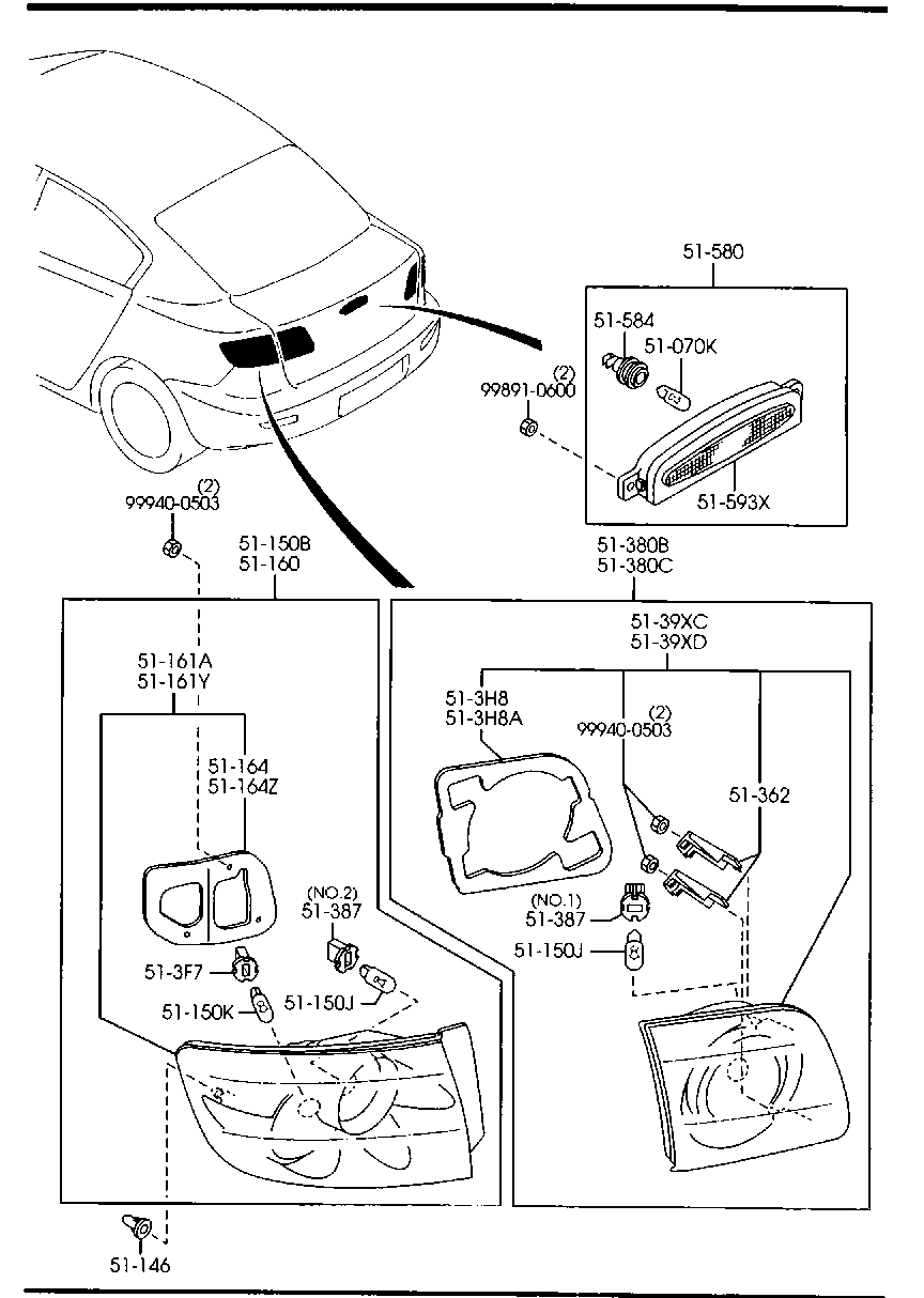 Rear Combination Lamps