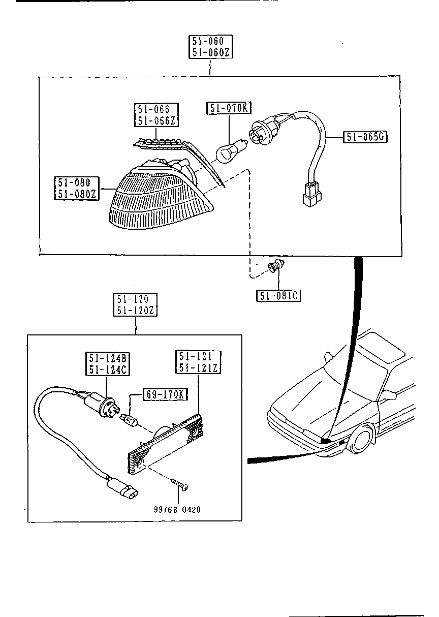 Front Combination Lamps