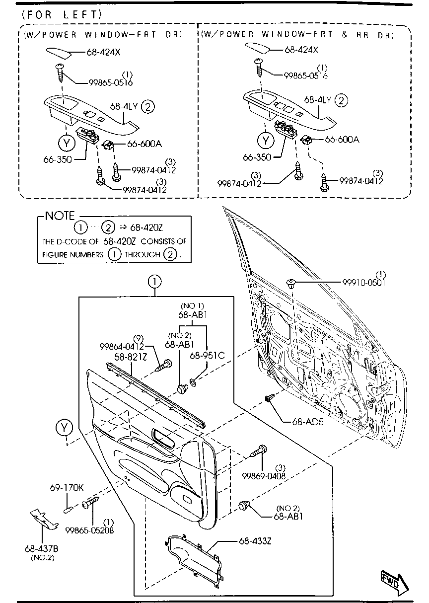 Front Door Trims & Related Parts