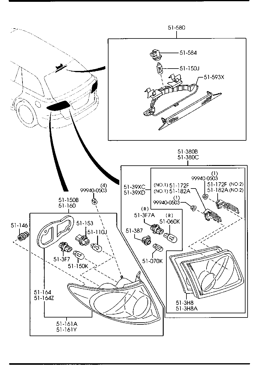 Rear Combination Lamps