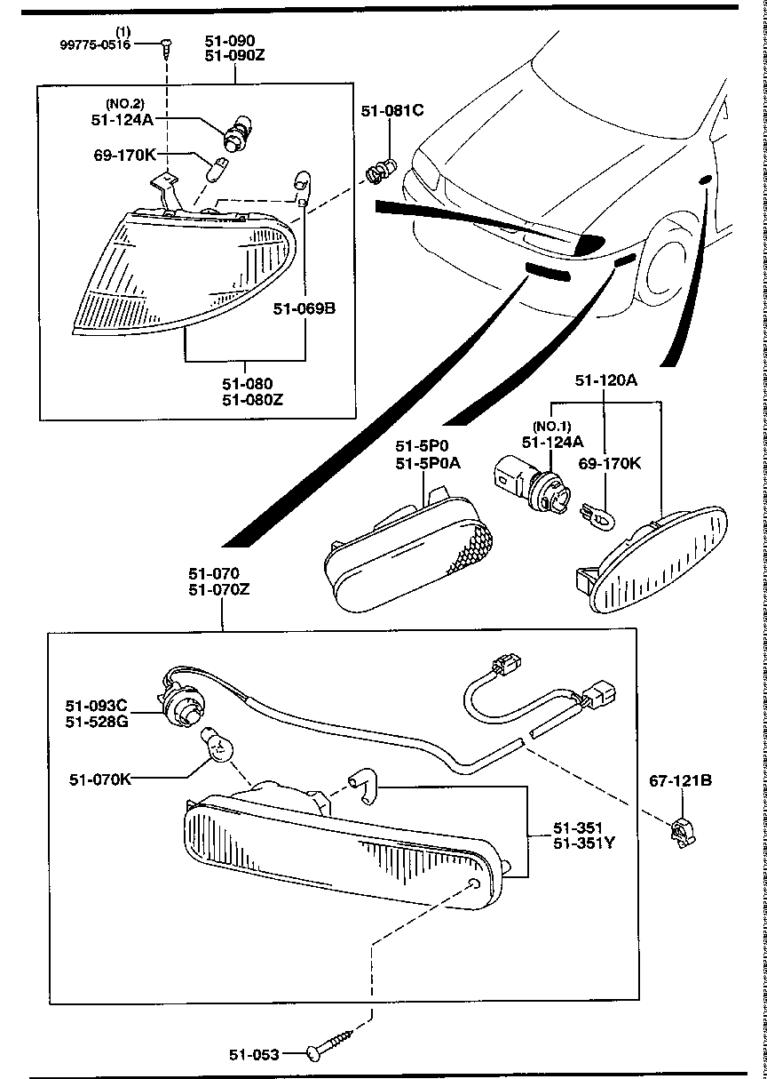 Front Combination Lamps