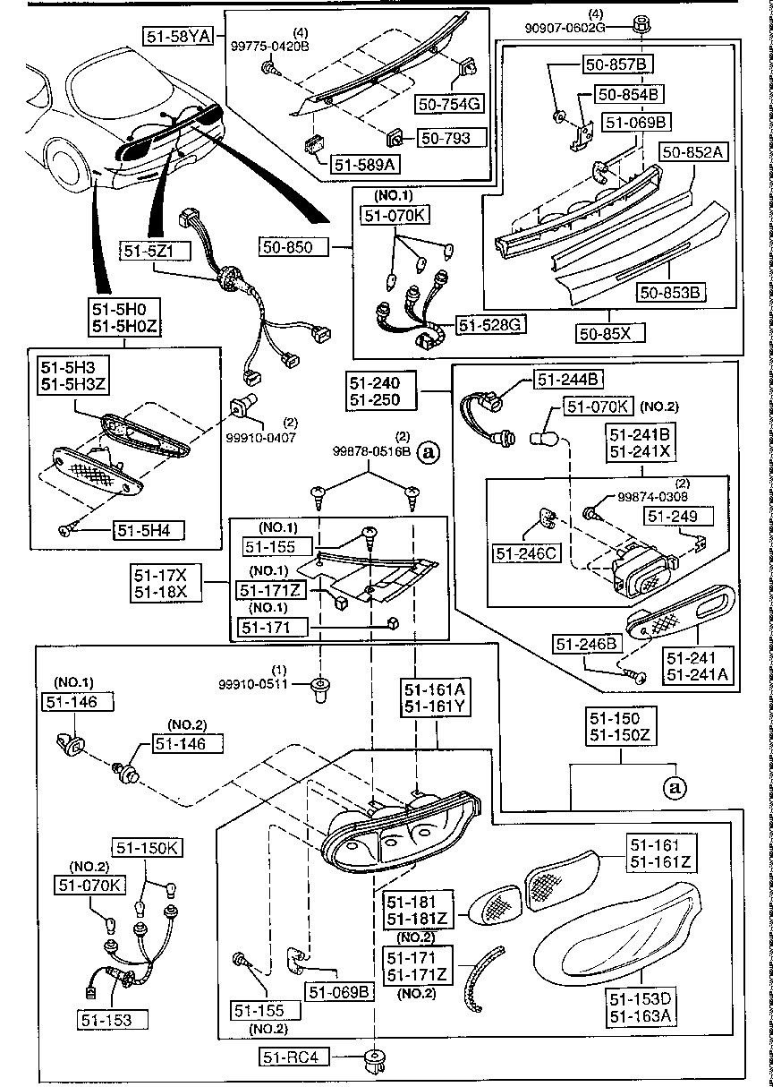 Rear Combination Lamps