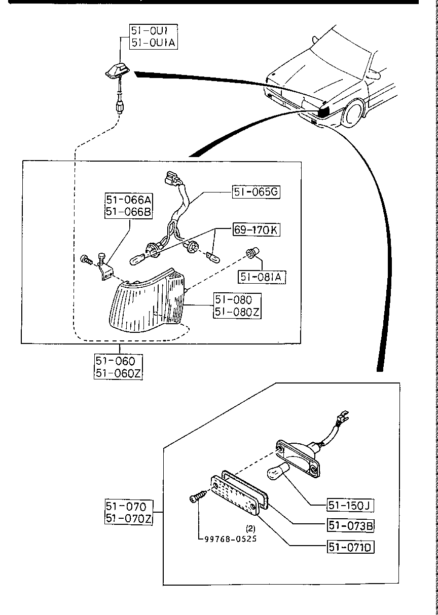 Front Combination Lamps