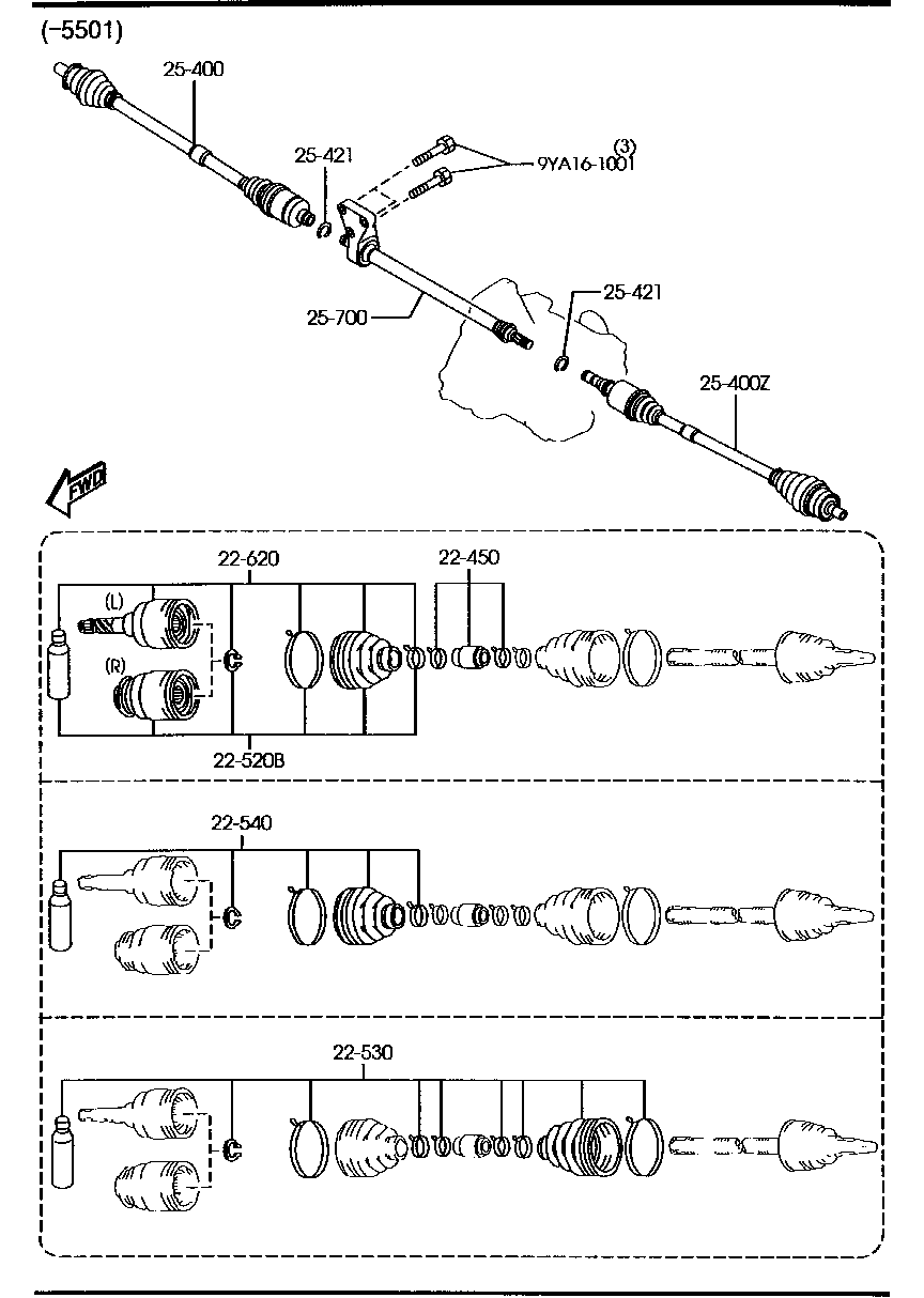 Front Drive Shafts