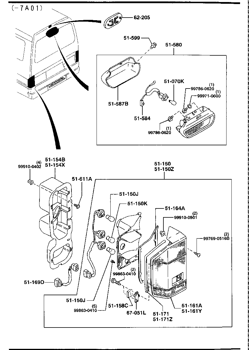 Rear Combination Lamps