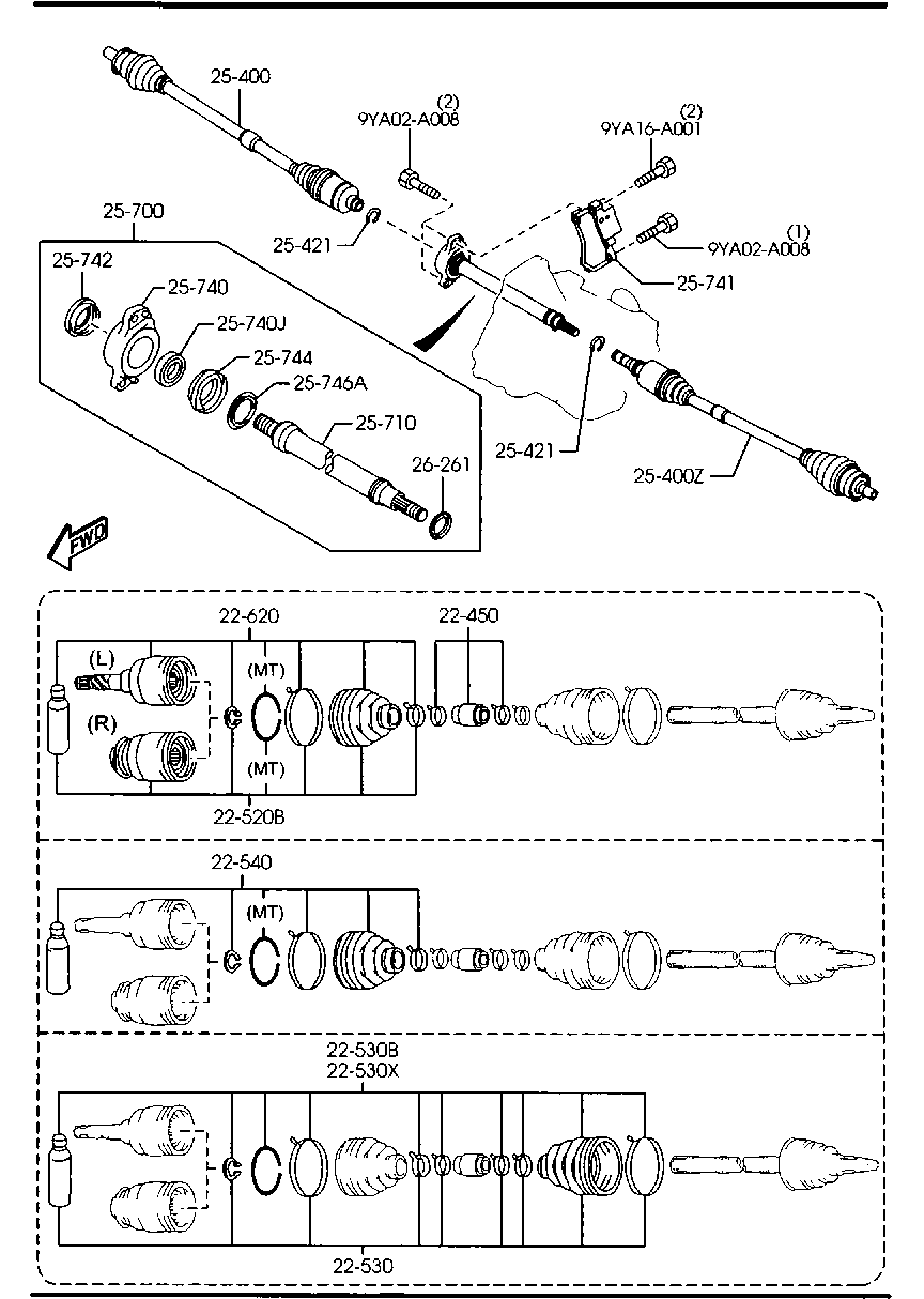 Front Drive Shafts