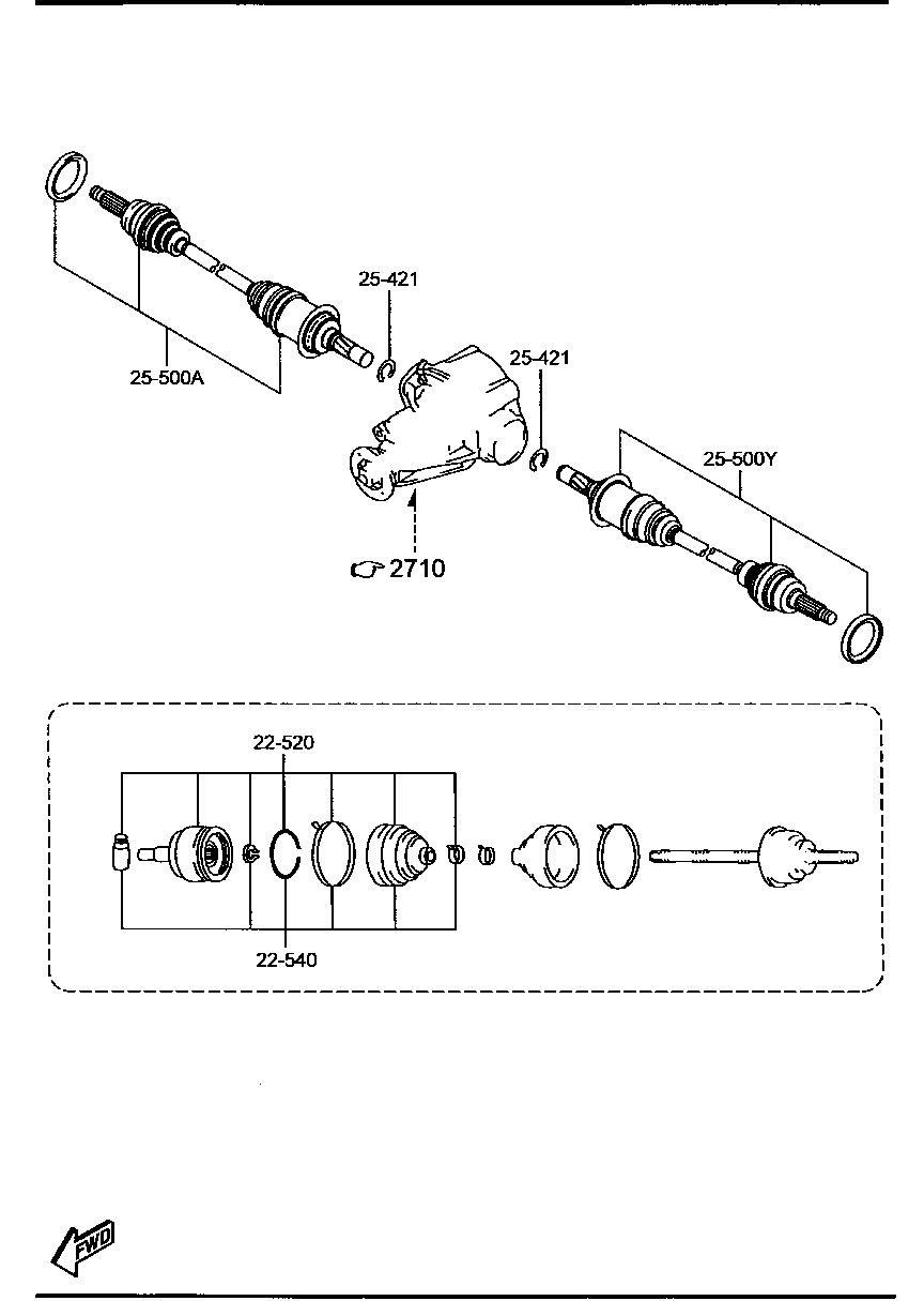 Rear Drive Shaft