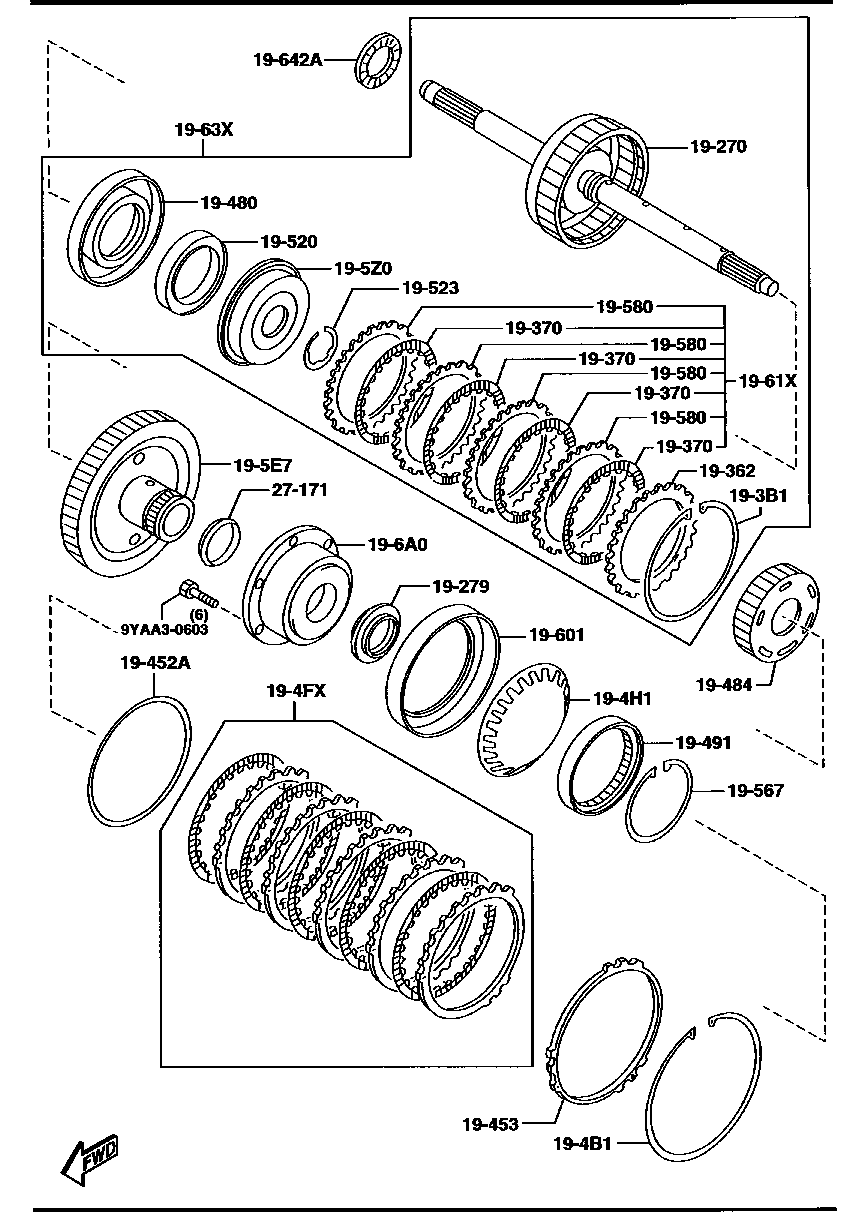 Transmission Governor, Low & Reverse Piston