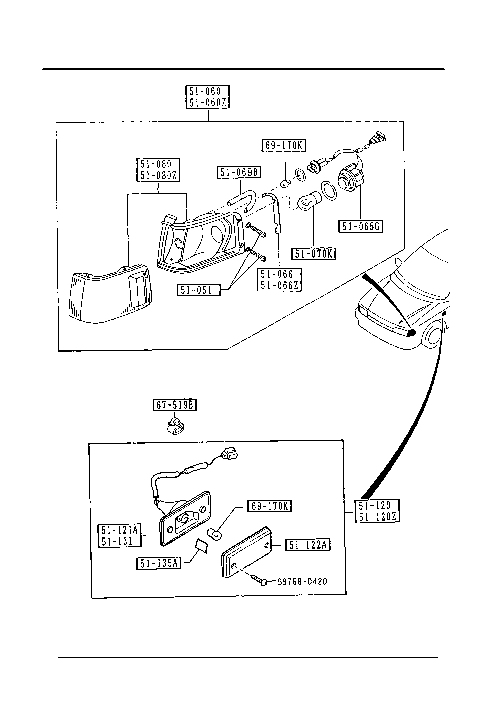 Front Combination Lamps