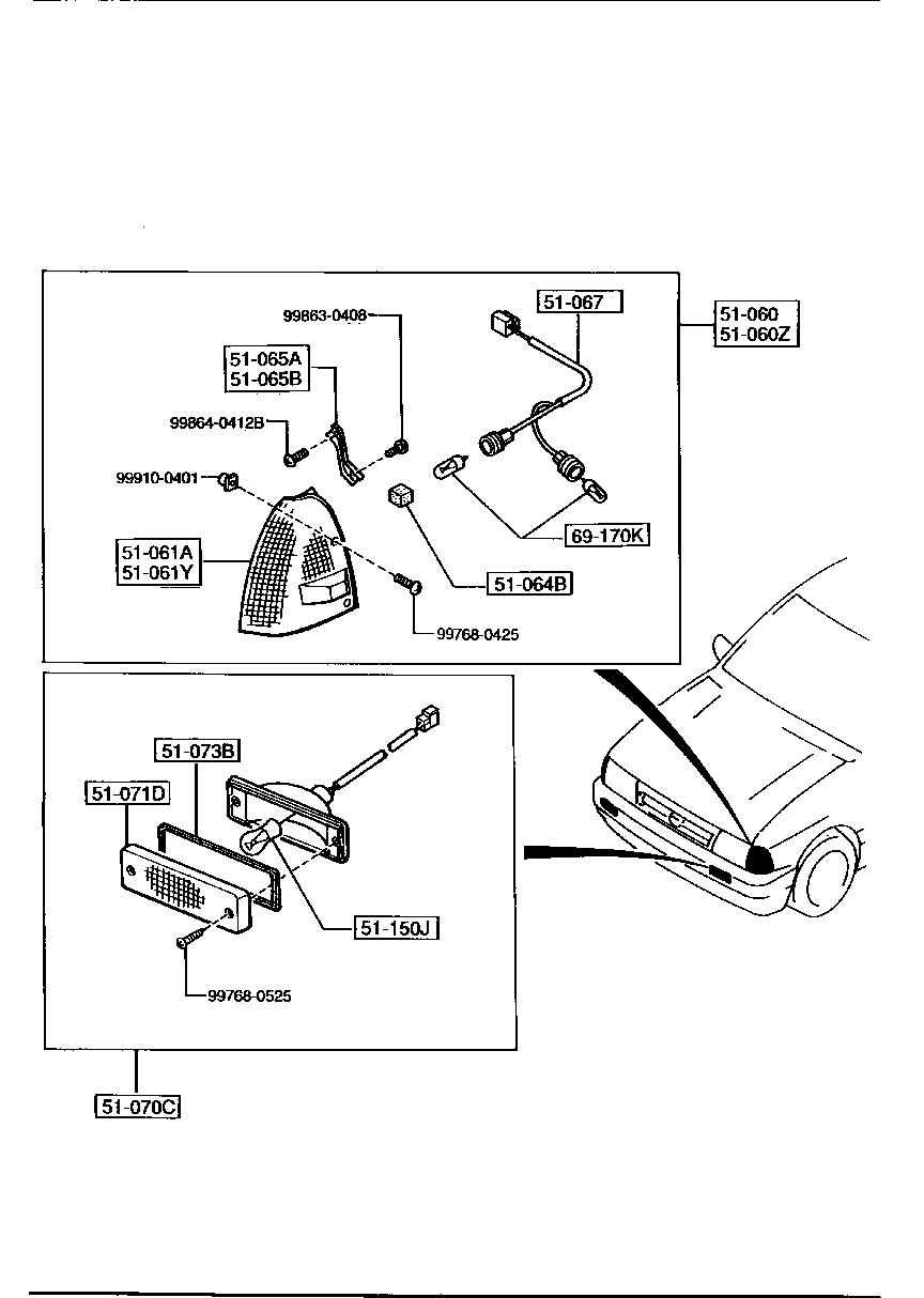 Front Combination Lamps