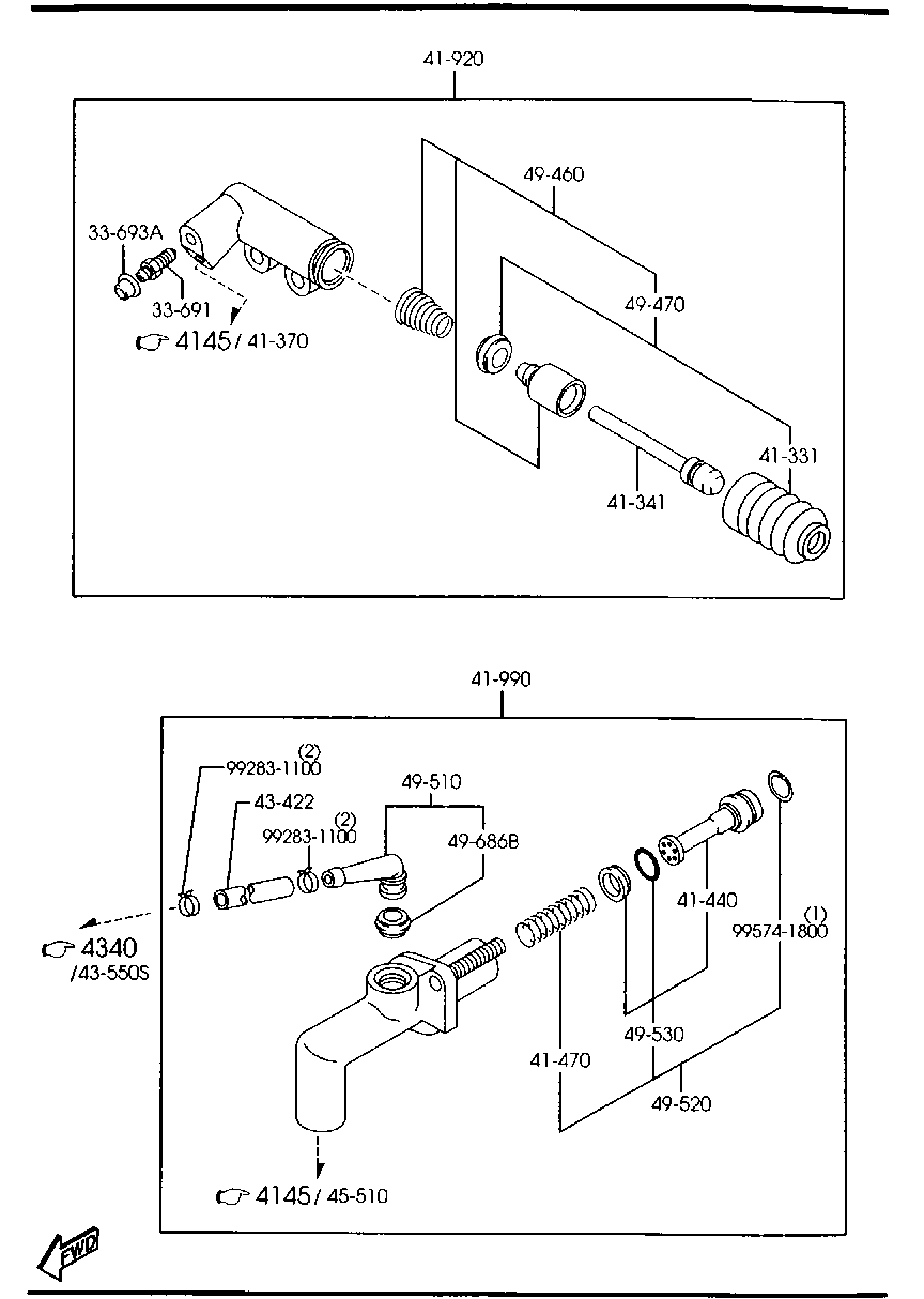 Clutch Release Master Cylinders