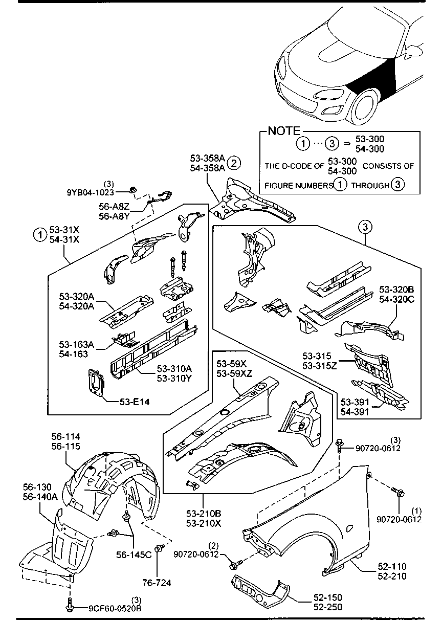 Fender & Wheel Apron Panels