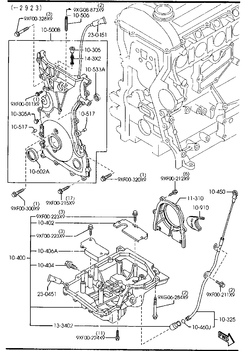 Oil Pan & Timing Cover