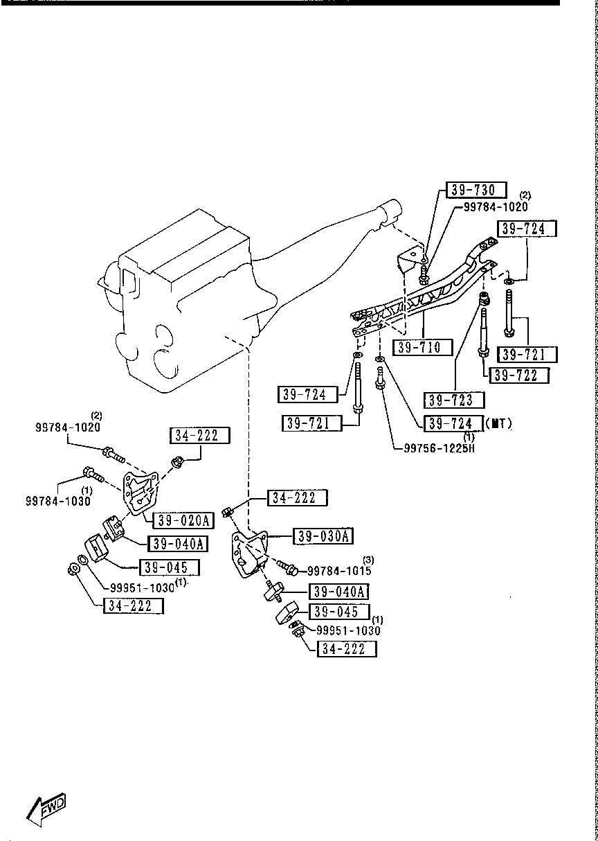 Engine & T/Mission Mountings