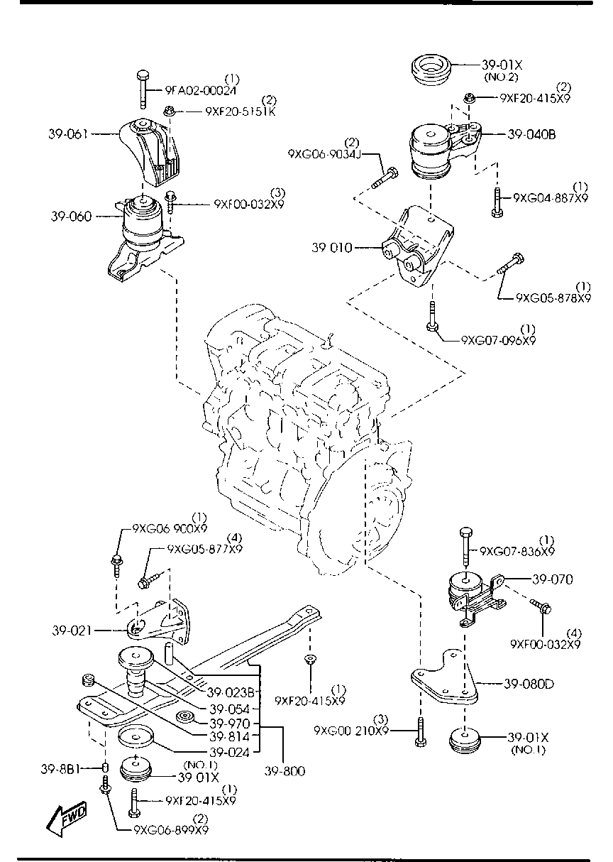 Engine & T/Mission Mountings