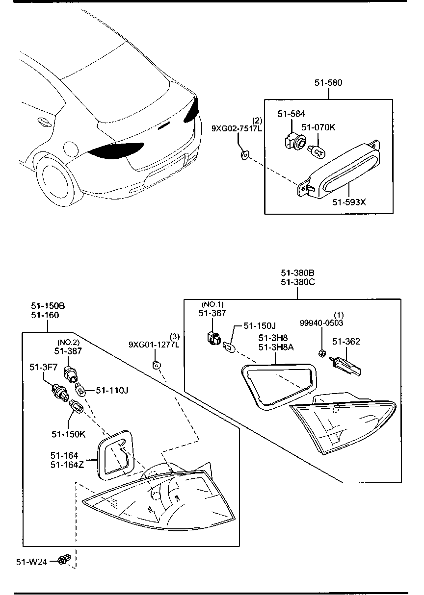 Luces combinadas traseras