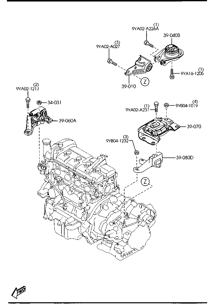 Engine Transmission Mountings