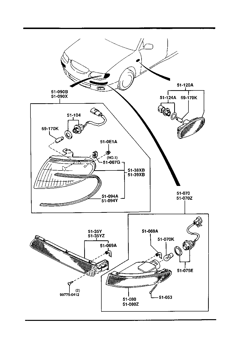 Front Combination Lamps