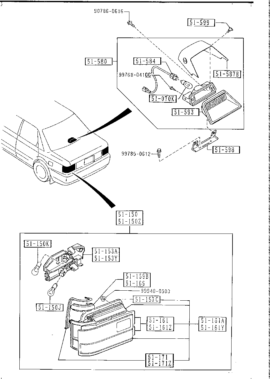 Rear Combination Lamps