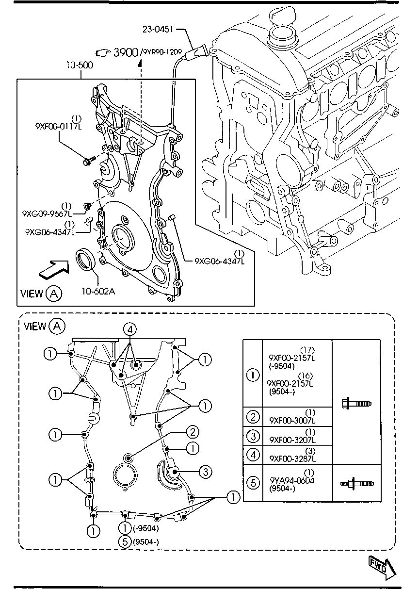 Oil Pan & Timing Cover
