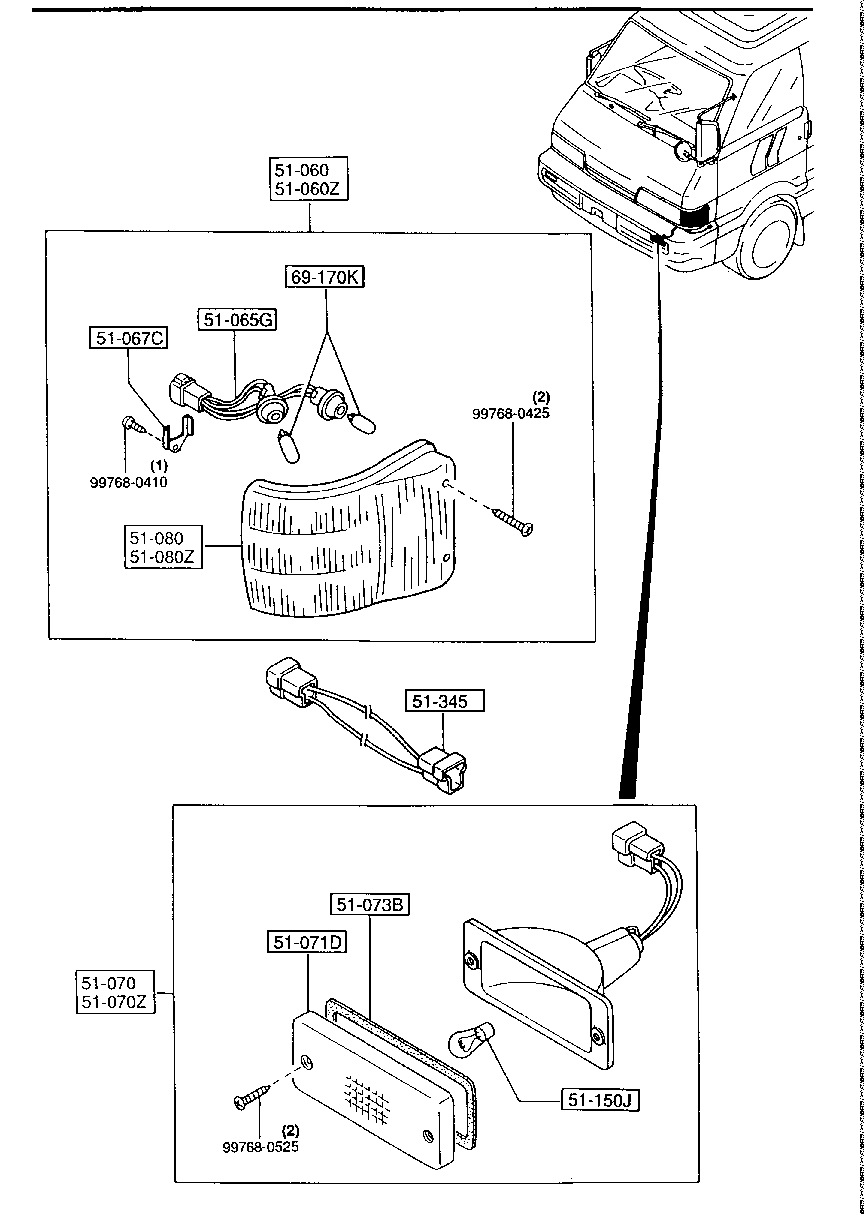 Front Combination Lamps