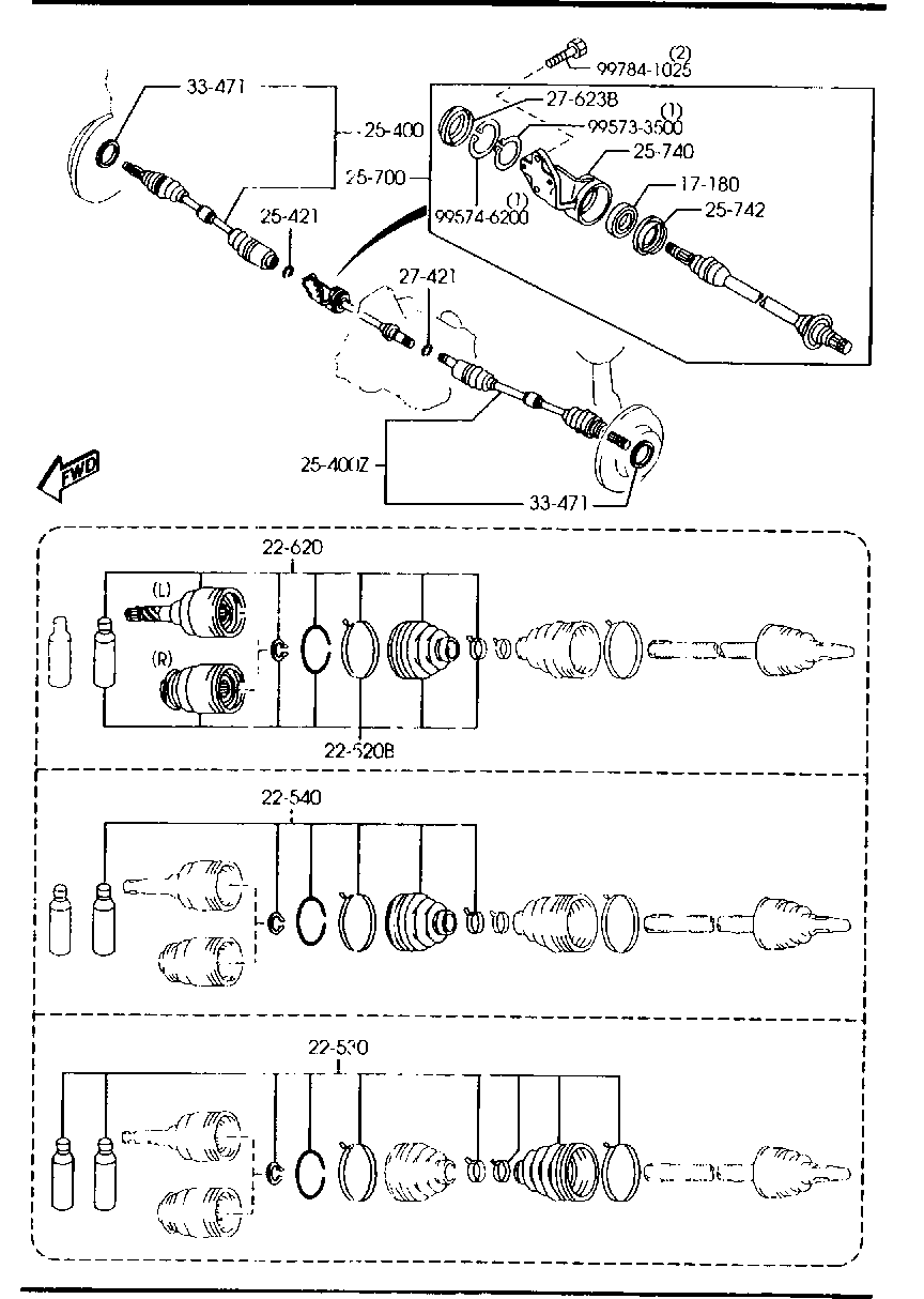 Front Drive Shafts