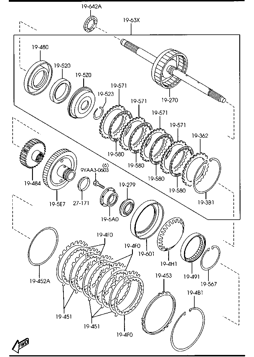 Automatic Transmission Governor, Low & Reverse Piston