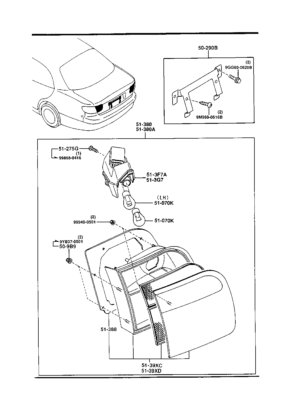 Trunk Lid Lamps