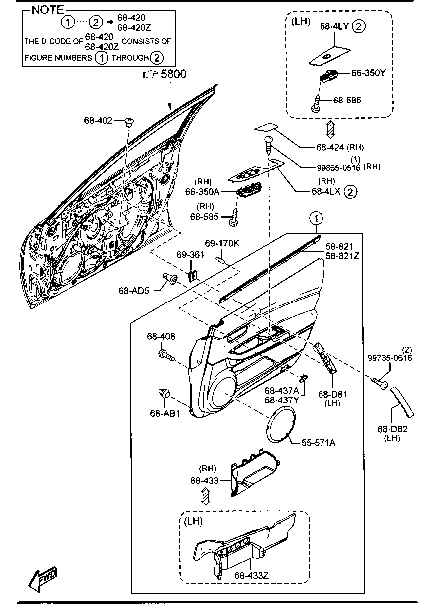 Front Door Trims & Related Parts