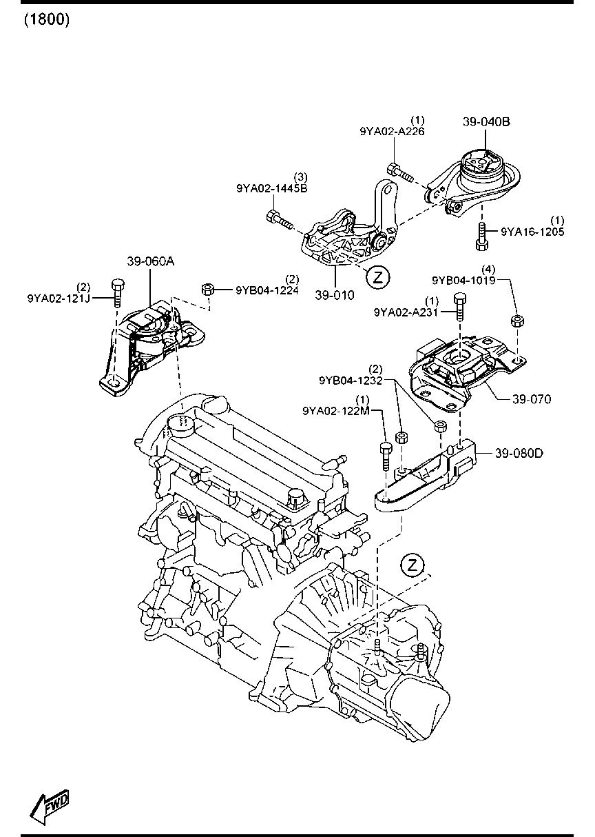 Engine Transmission Mountings