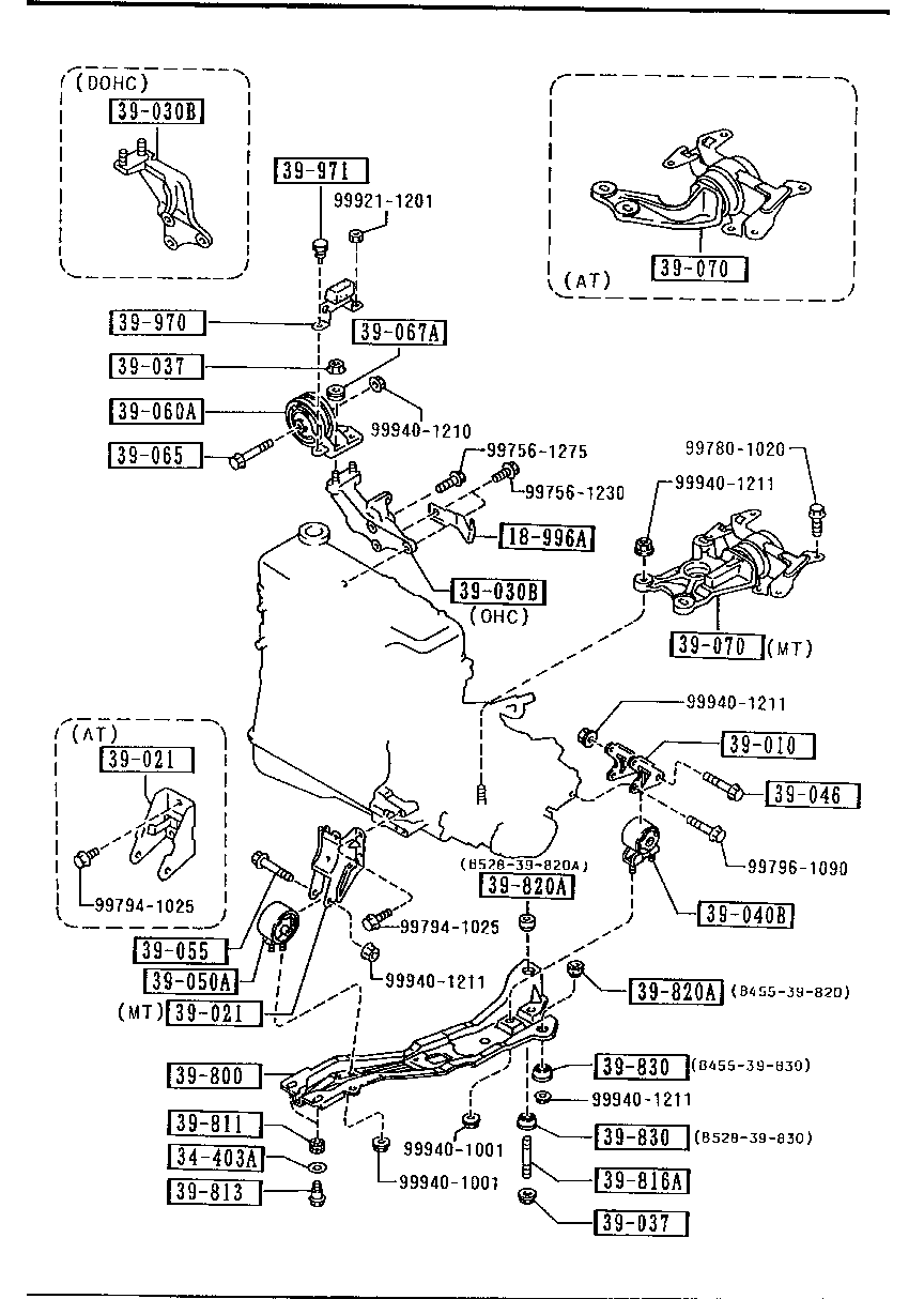 Engine & T/Mission Mountings