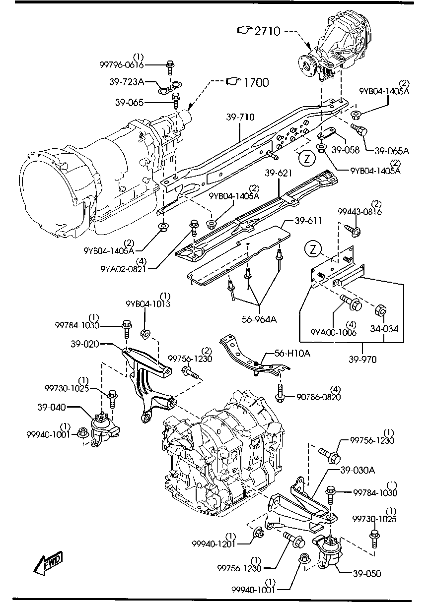 Engine & T/Mission Mountings
