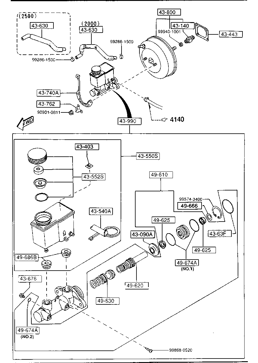 Brake Master Cylinder & Power Brake