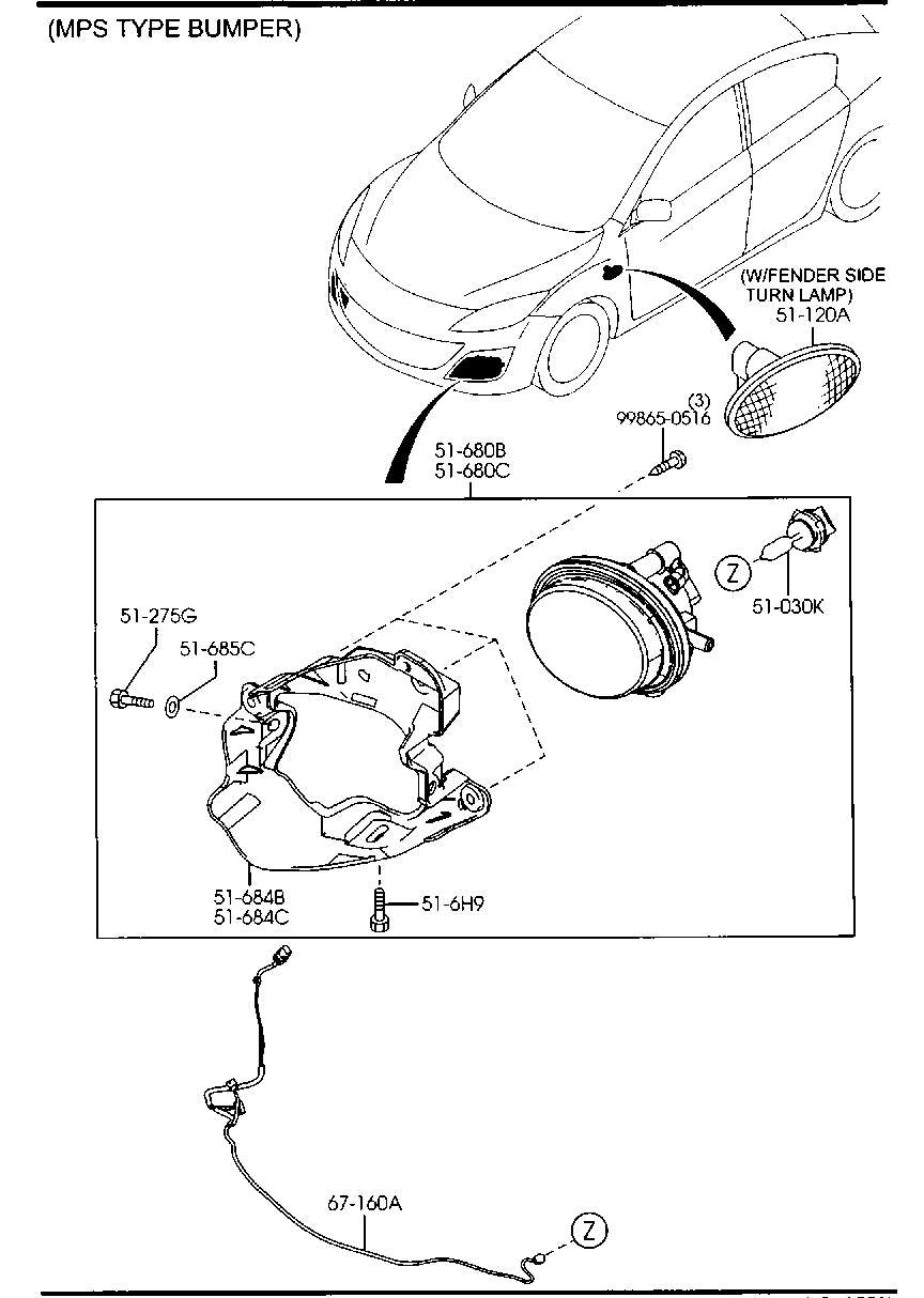 Front Combination Lamps