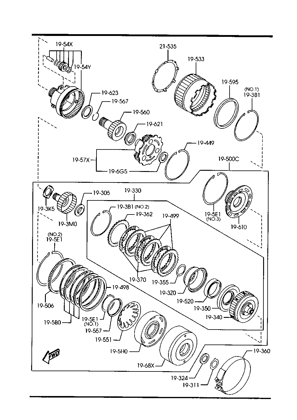 Transmission Clutches & Planetary Gears