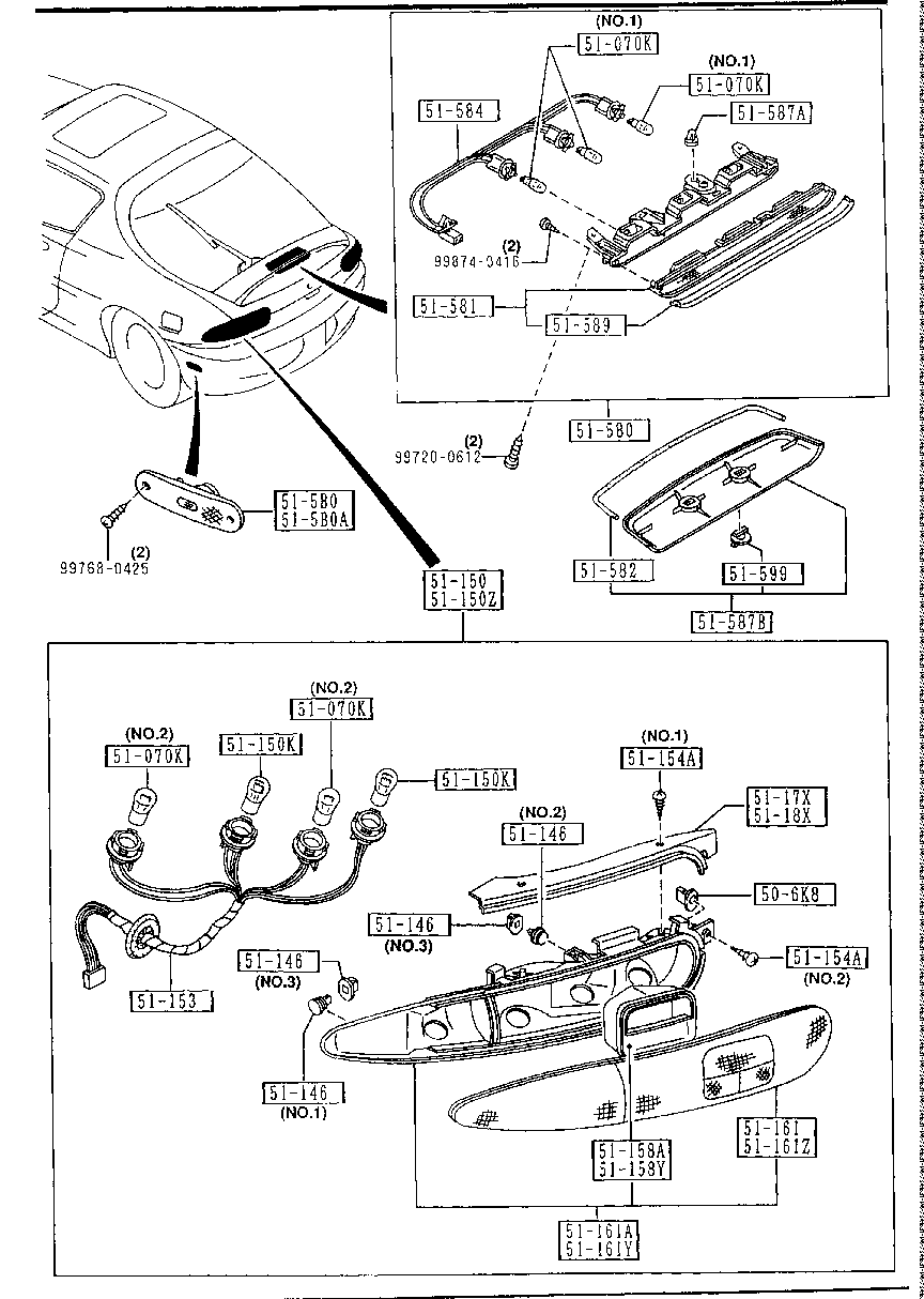 Rear Combination Lamps