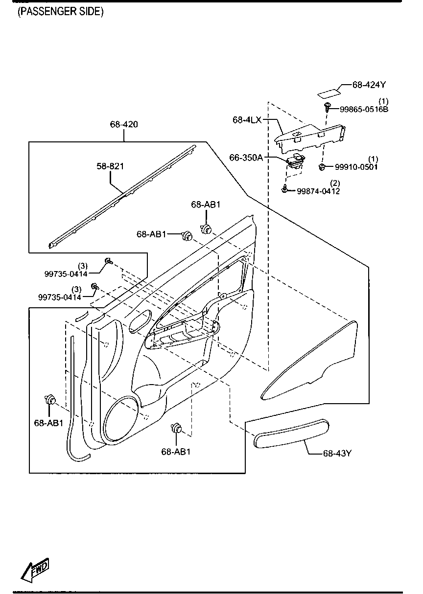 Front Door Trims & Related Parts