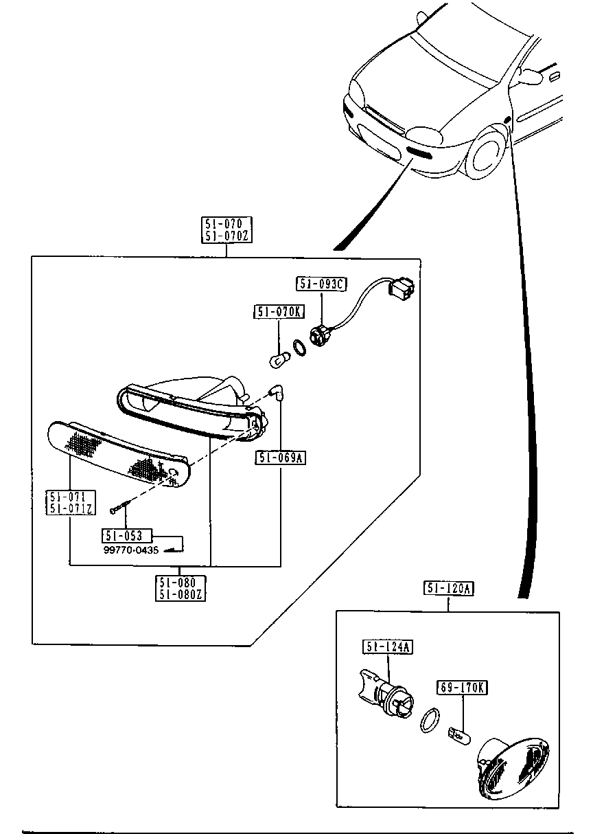 Front Combination Lamps