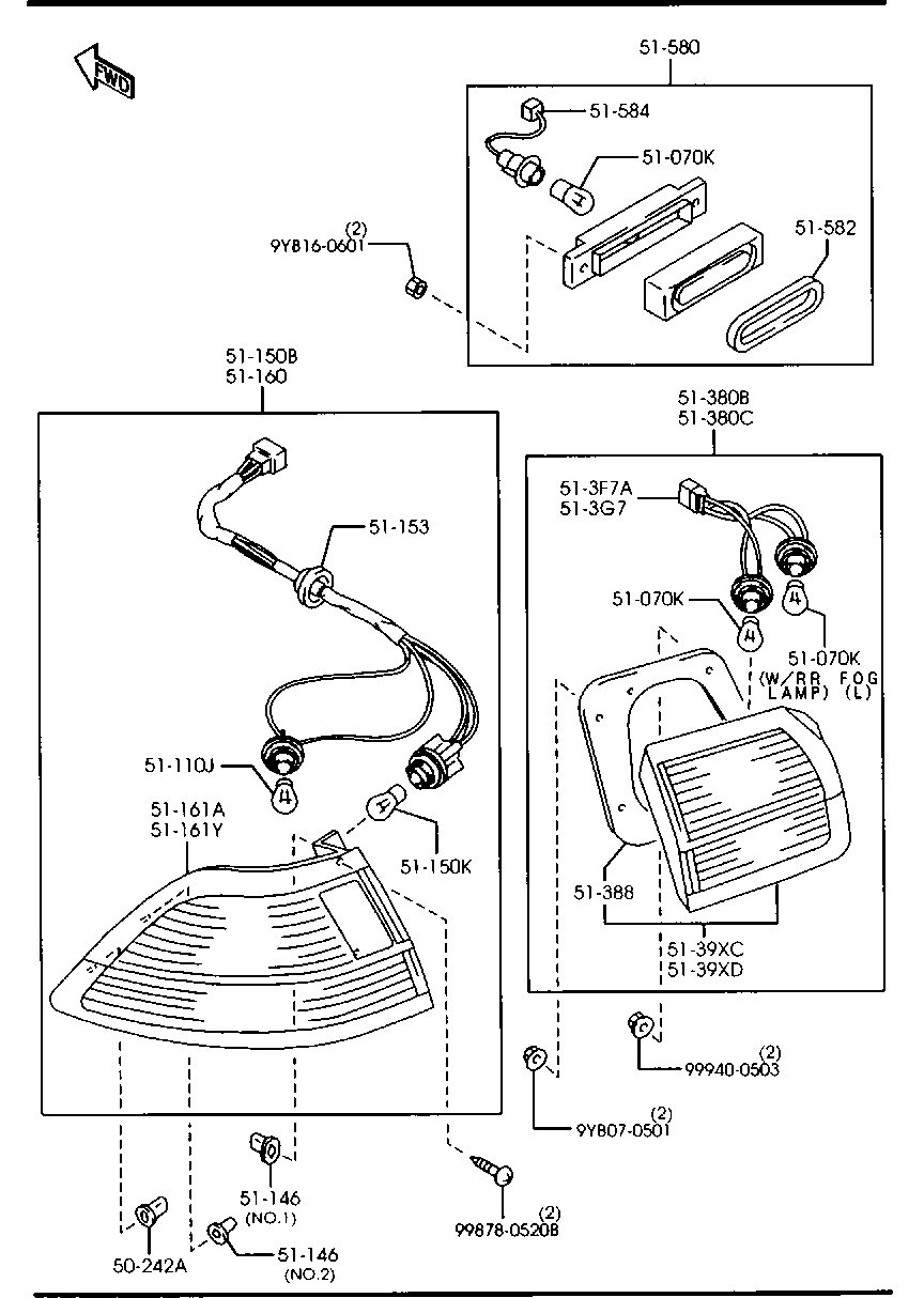 Rear Combination Lamps