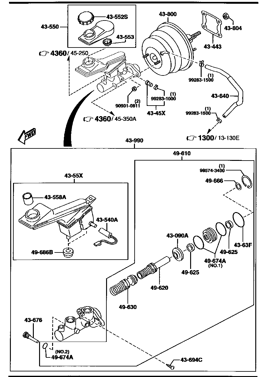 Brake Master Cylinder & Power Brake