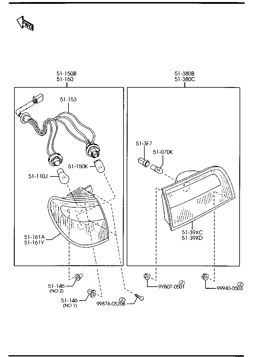 Rear Combination Lamps