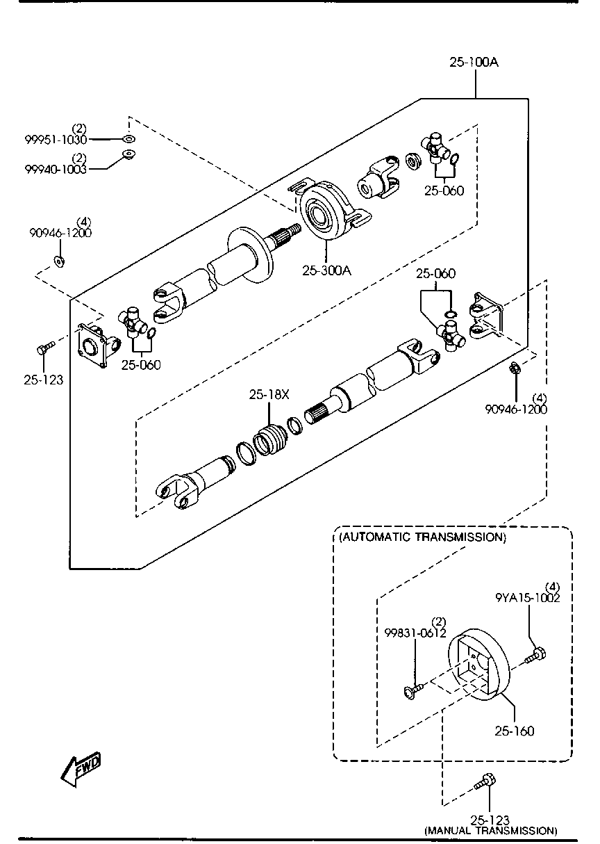 Rear Propeller Shaft